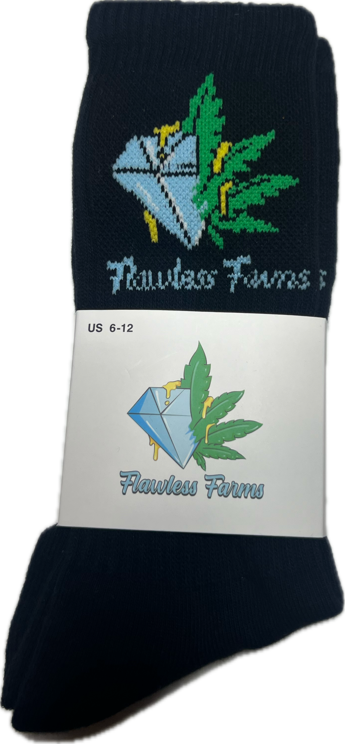 Flawless Farms Embroidered Socks