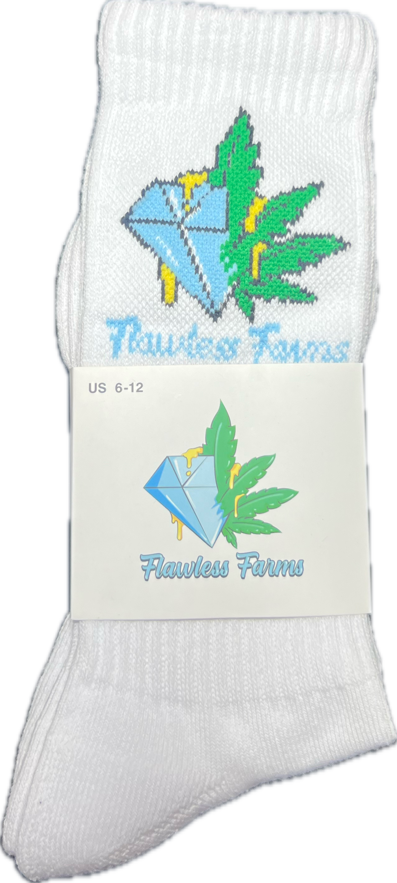 Flawless Farms Embroidered Socks